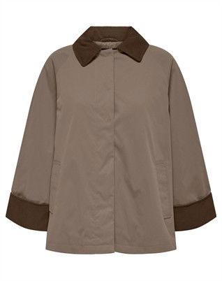 Orchid  Cordoroy Parka Jakke